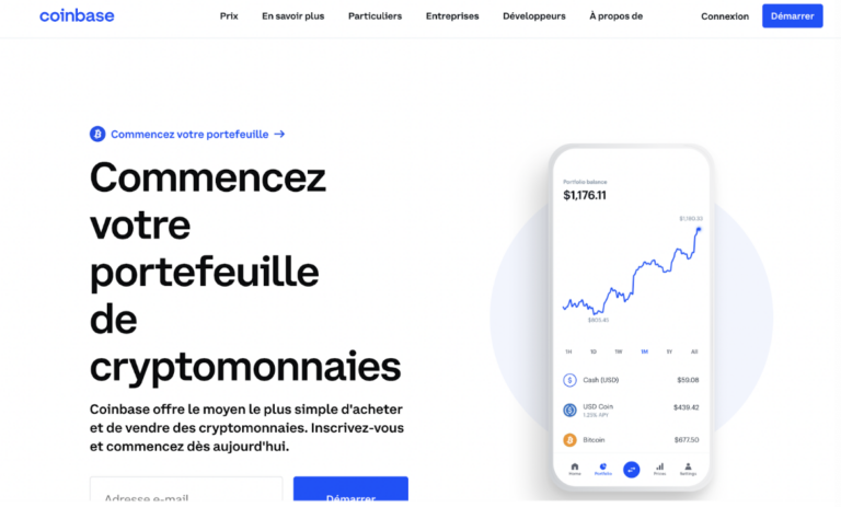 plateforme coinbase